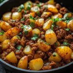Köstliche Mexikanische Hackfleisch-Pfanne mit Kartoffeln genießen 2 Mexikanische Hackfleisch-Pfanne mit Kartoffeln