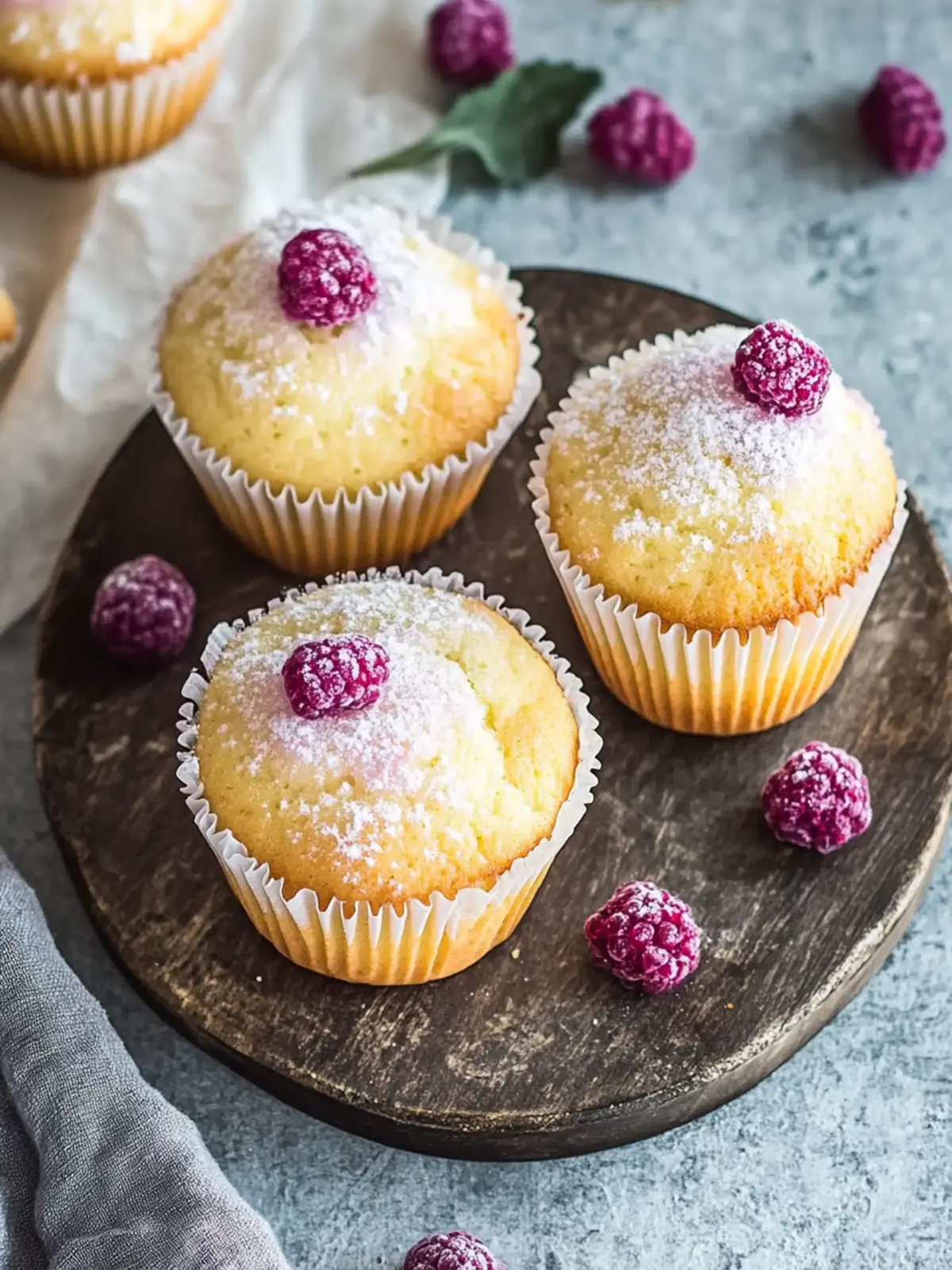 Muffins ohne Butter: Fluffig und gesund mit Zitronenglasur 4 Muffins ohne Butter