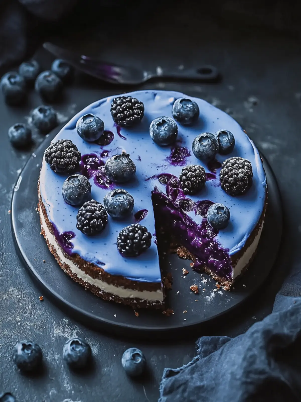 Himmlischer Heidelbeer-Käsekuchen – Cremig, einfach und lecker 2 Himmlischer Heidelbeer-Käsekuchen