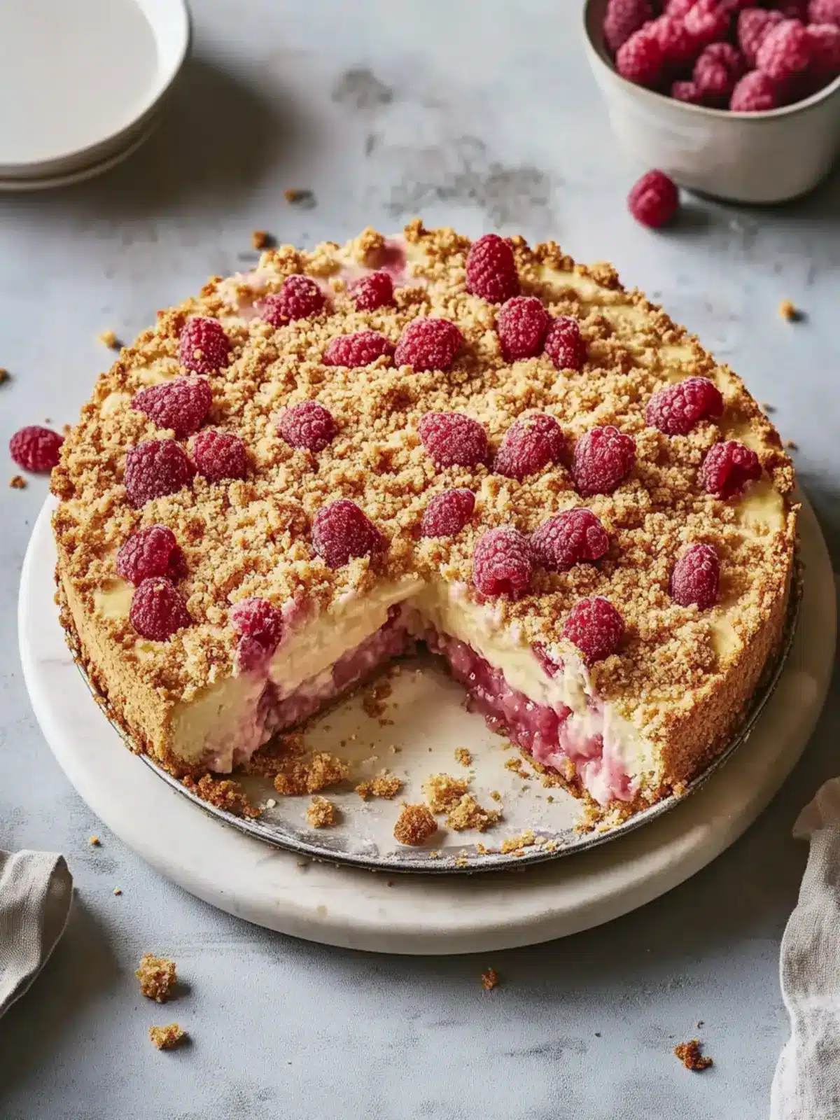Köstlicher Rhabarber-Streuselkuchen-Käsekuchen für Genießer 3 Köstlicher Rhabarber-Streuselkuchen-Käsekuchen
