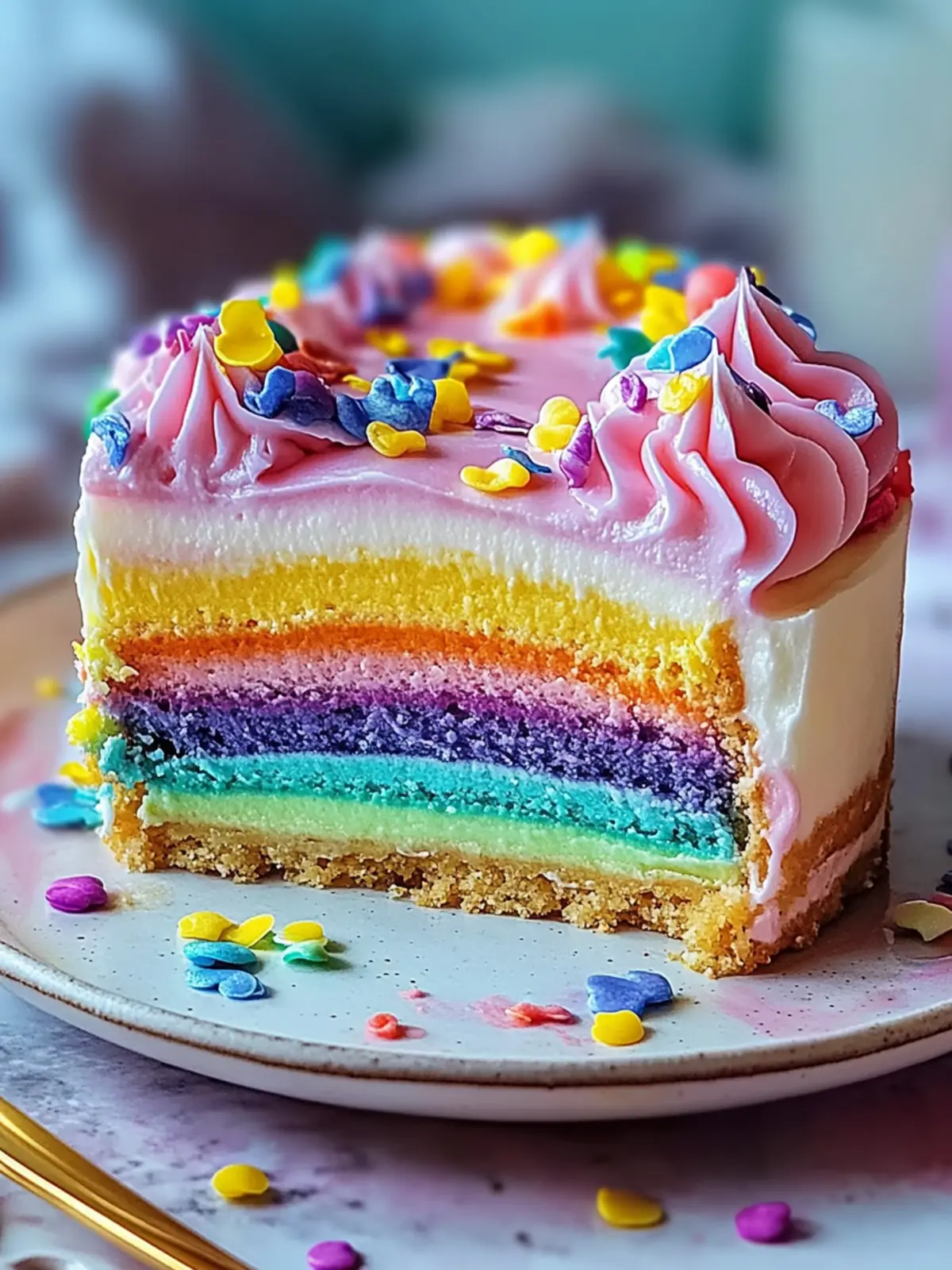 Erstelle eine magische Regenbogen-Torte für bunte Genussmomente 2 Erstelle eine magische Regenbogen-Torte