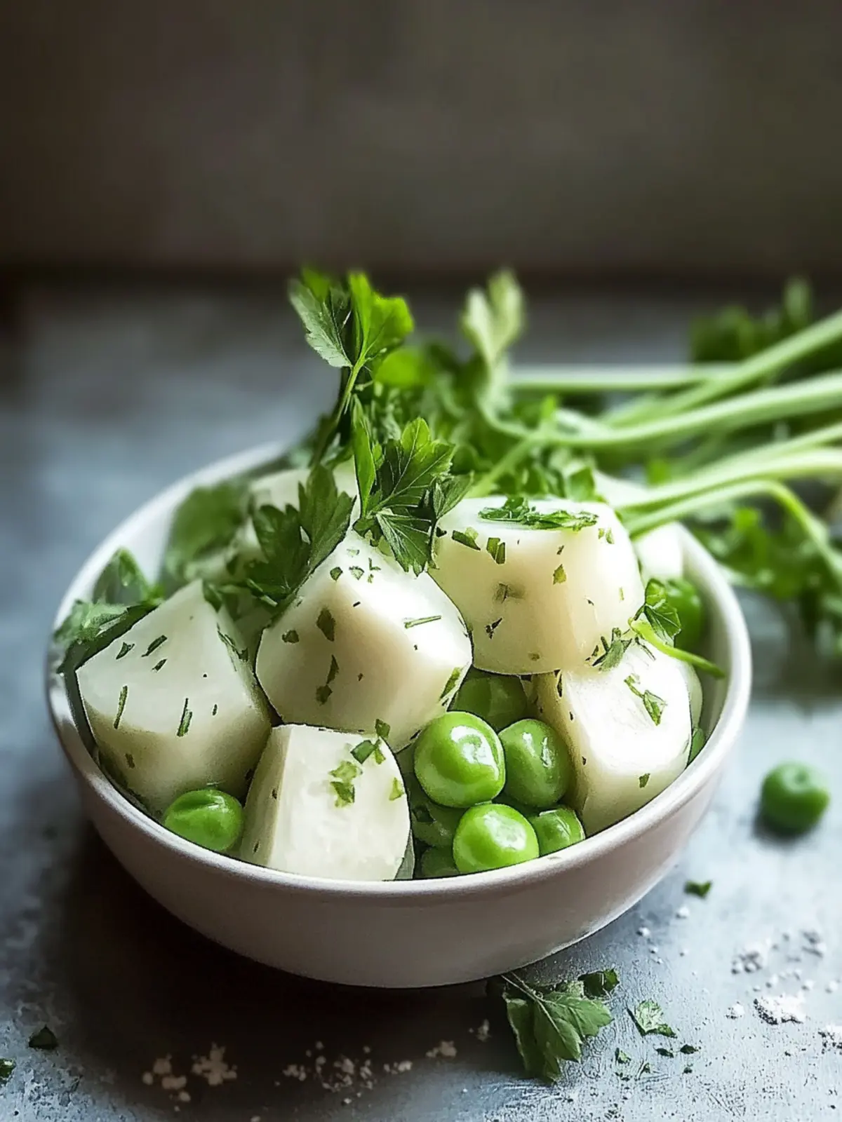 Omas Kohlrabi mit Erbsen: Schnelle, gesunde Hausmannskost 2 Omas Kohlrabi mit Erbsen
