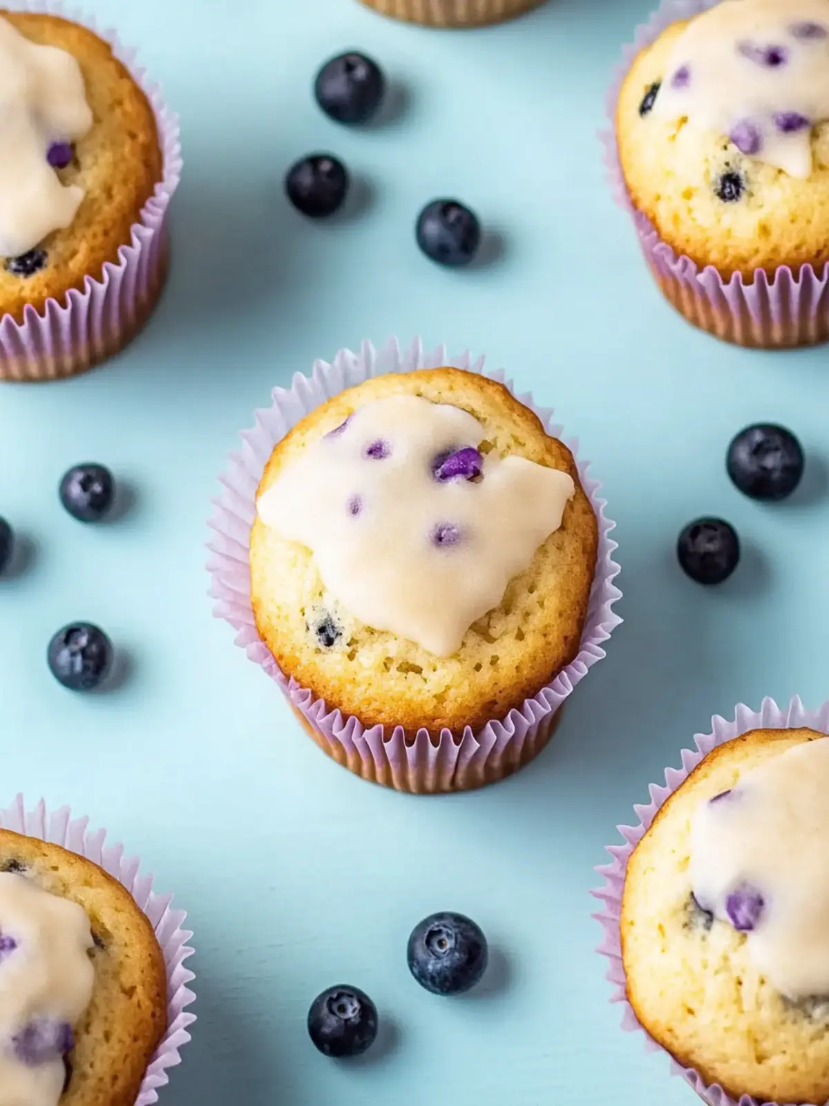 Muffins ohne Butter: Fluffig und gesund mit Zitronenglasur 3 Muffins ohne Butter
