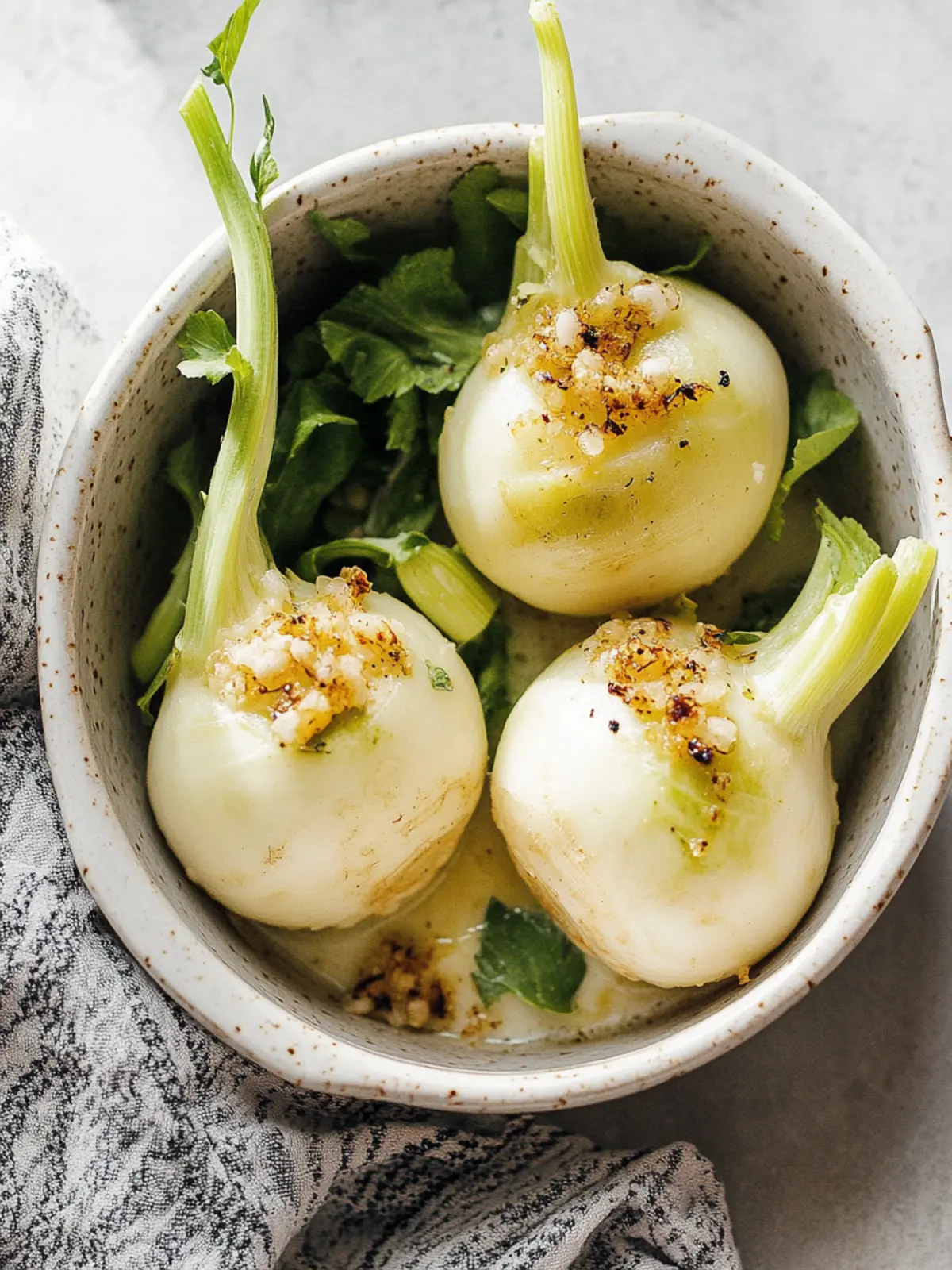Gratinierter Kohlrabi: Cremiger Genuss für jeden Abend 4 Gratinierter Kohlrabi
