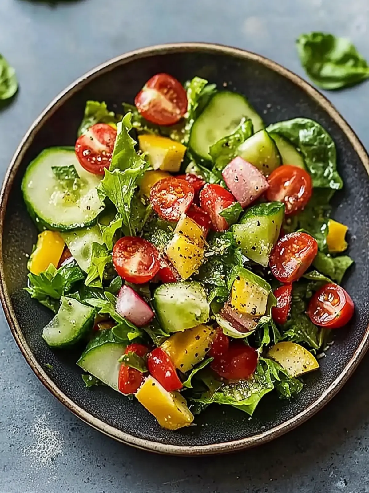 Gemischter Salat einfach: Frisch, bunt und super gesund 2 Gemischter Salat einfach