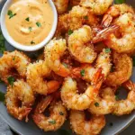 Knusprige Airfryer Garnelen mit Sriracha-Mayonnaise genießen 42 Fried shrimp from the air fryer with Sriracha mayonnaise