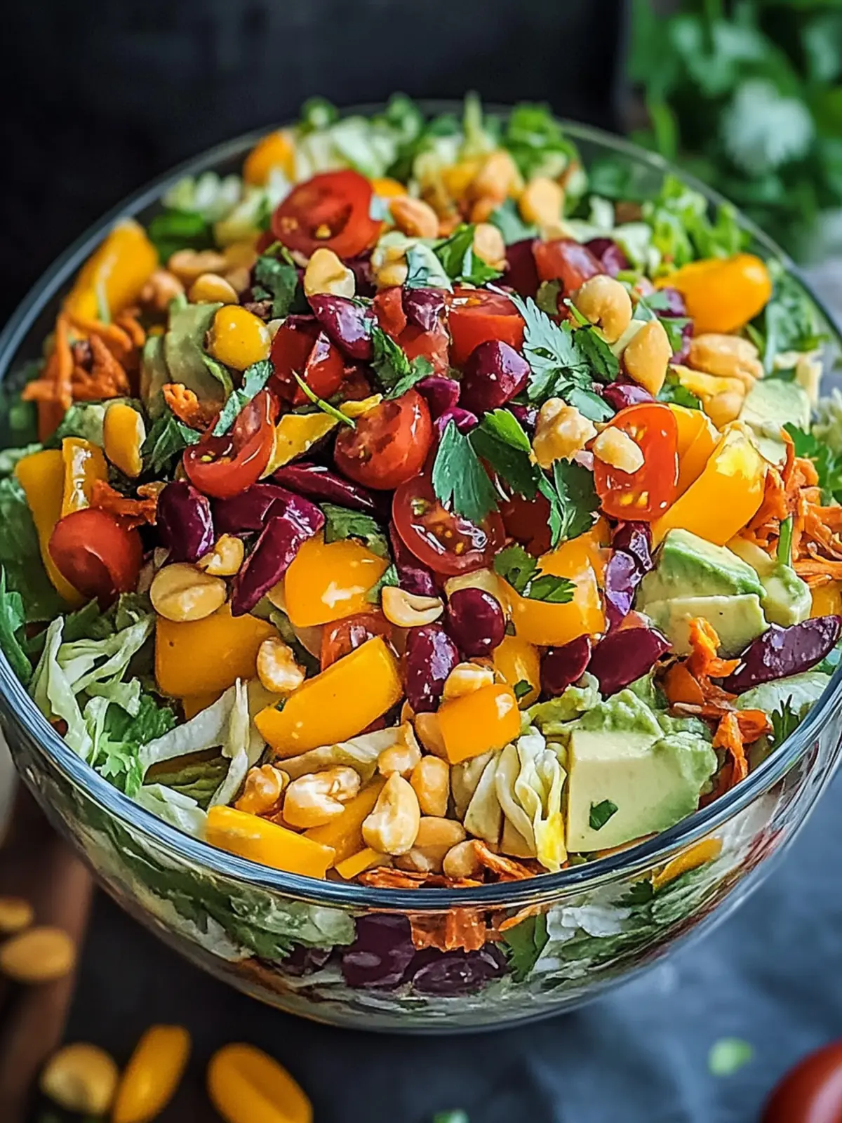 Frischer Über-Nacht-Salat: Stressfreies Meal Prep genießen 2 Über-Nacht-Salat