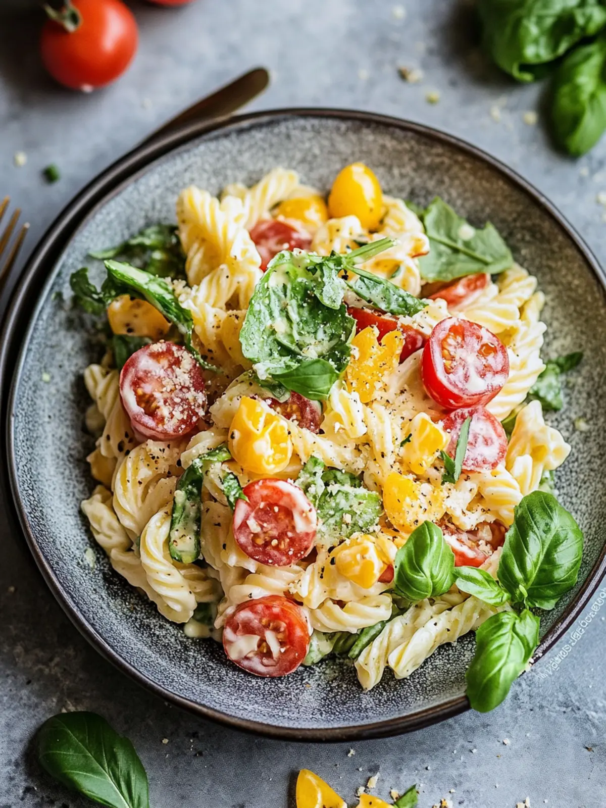 Frischer Nudelsalat mit Joghurtdressing für den Sommergenuss 5 Nudelsalat mit Joghurtdressing