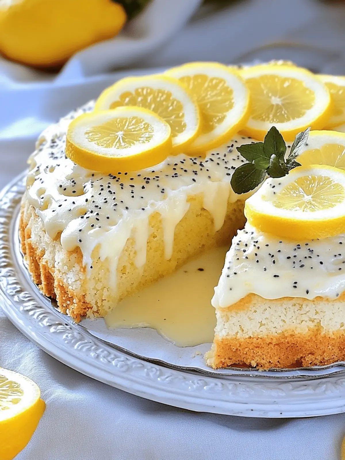 Unwiderstehlicher Zitronen-Samen-Kuchen mit gesunder Note 2 Unwiderstehlicher Zitronen-Samen-Kuchen