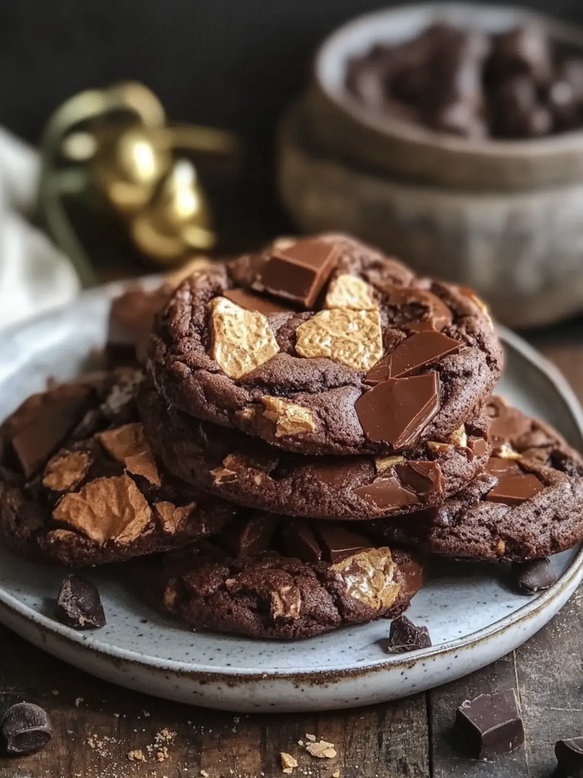 Verführerische Schokoladen-Toffee-Kekse für jeden Anlass 2 Schokoladen-Toffee-Kekse
