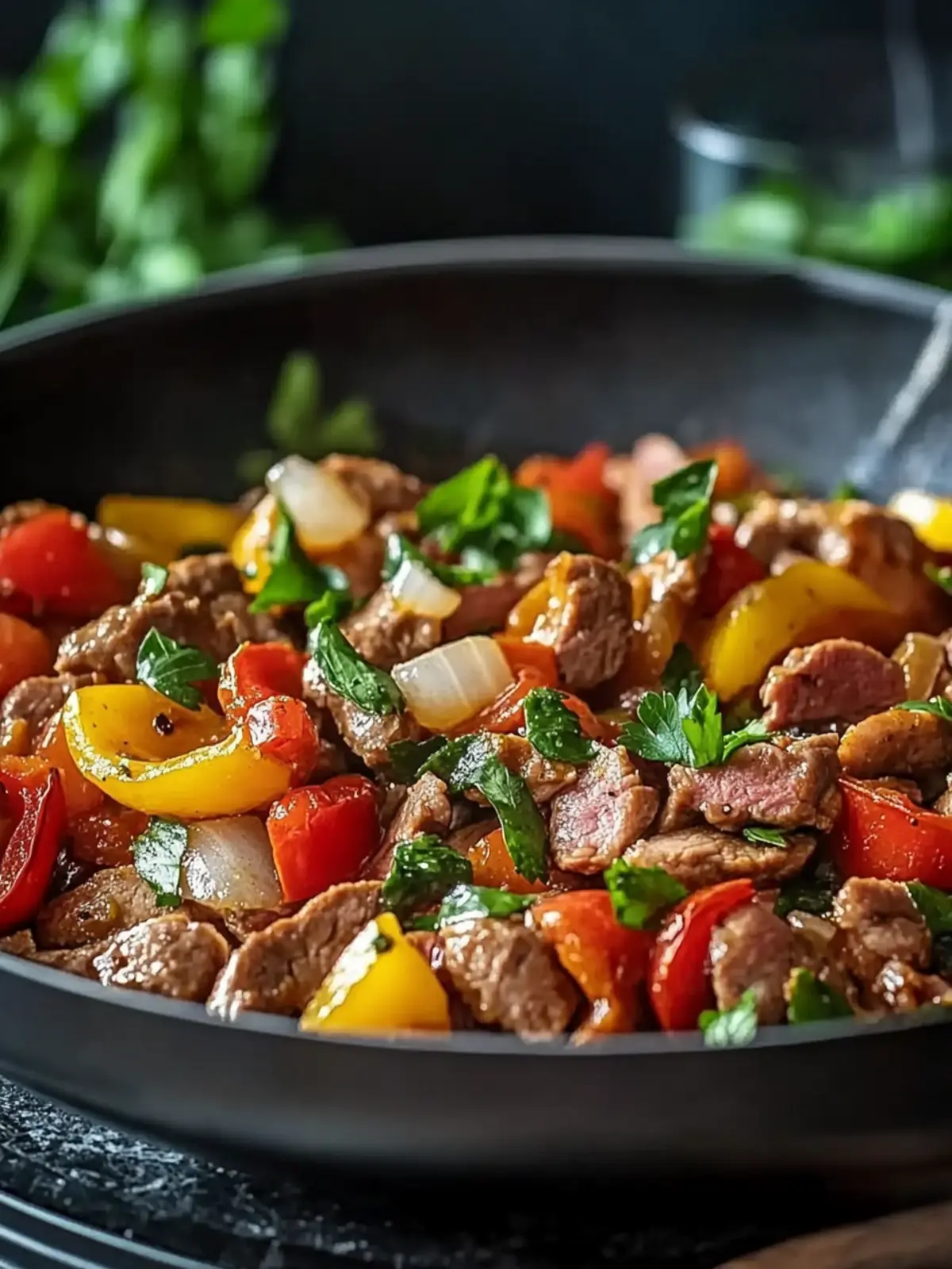 Niedrig Kohlenhydrat Paprikapfanne mit Hackfleisch: Schnell & Lecker 5 Niedrig Kohlenhydrat Paprikapfanne mit Hackfleisch