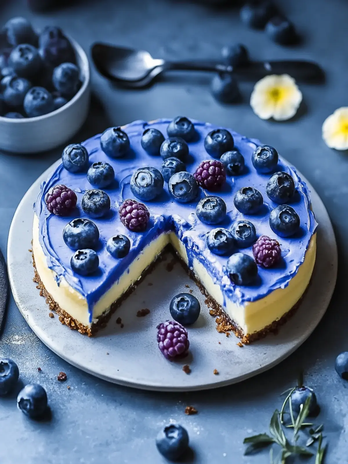 Himmlischer Heidelbeer-Käsekuchen – Cremig, einfach und lecker 3 Himmlischer Heidelbeer-Käsekuchen