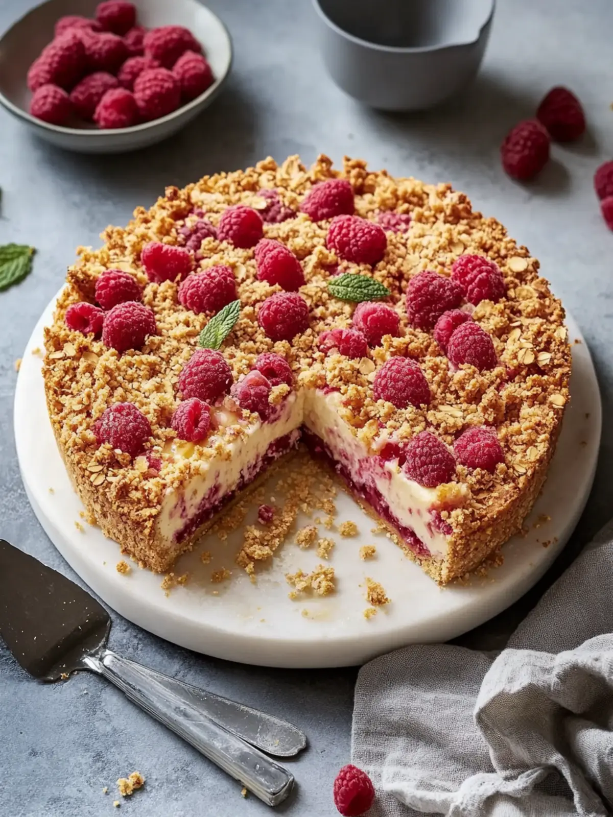Köstlicher Rhabarber-Streuselkuchen-Käsekuchen für Genießer 2 Köstlicher Rhabarber-Streuselkuchen-Käsekuchen