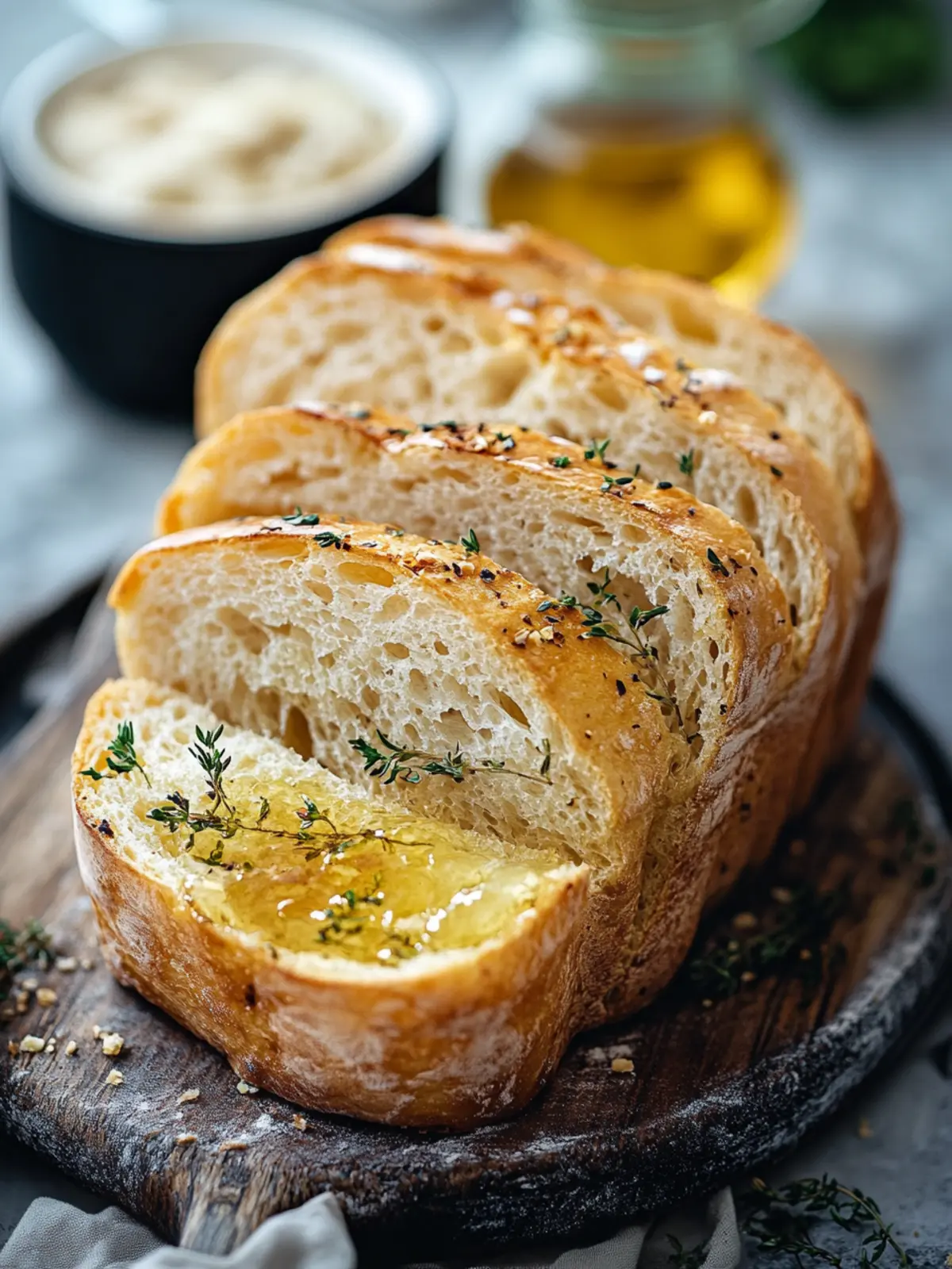 Crispy Airfryer Knoblauchbrot in nur 11 Minuten genießen 5 Airfryer Knoblauchbrot