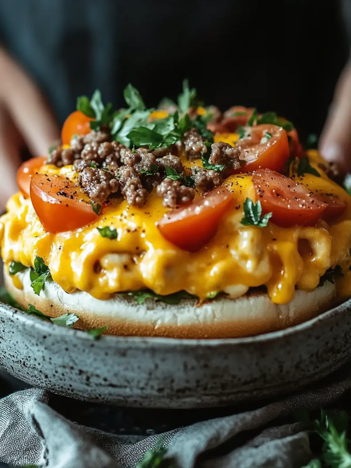 Köstlicher Cheeseburger-Auflauf für die ganze Familie 5 Cheeseburger-Auflauf