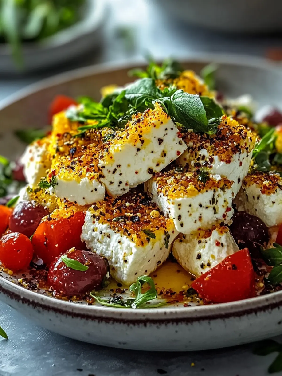 Knuspriger Feta aus dem Airfryer – Schneller Genuss für alle 2 Knuspriger Feta aus dem Airfryer