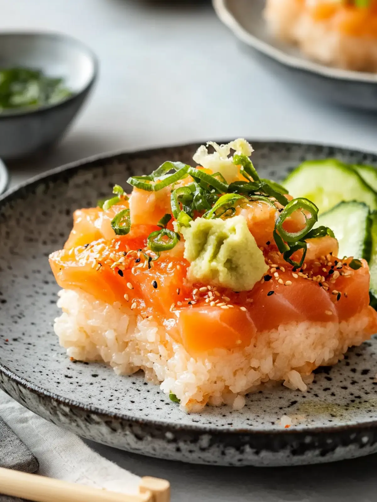 Würziger Thunfisch knuspriger Reis (Nobu Nachahmung) selbstgemacht 4 Würziger Thunfisch knuspriger Reis (Nobu Nachahmung)