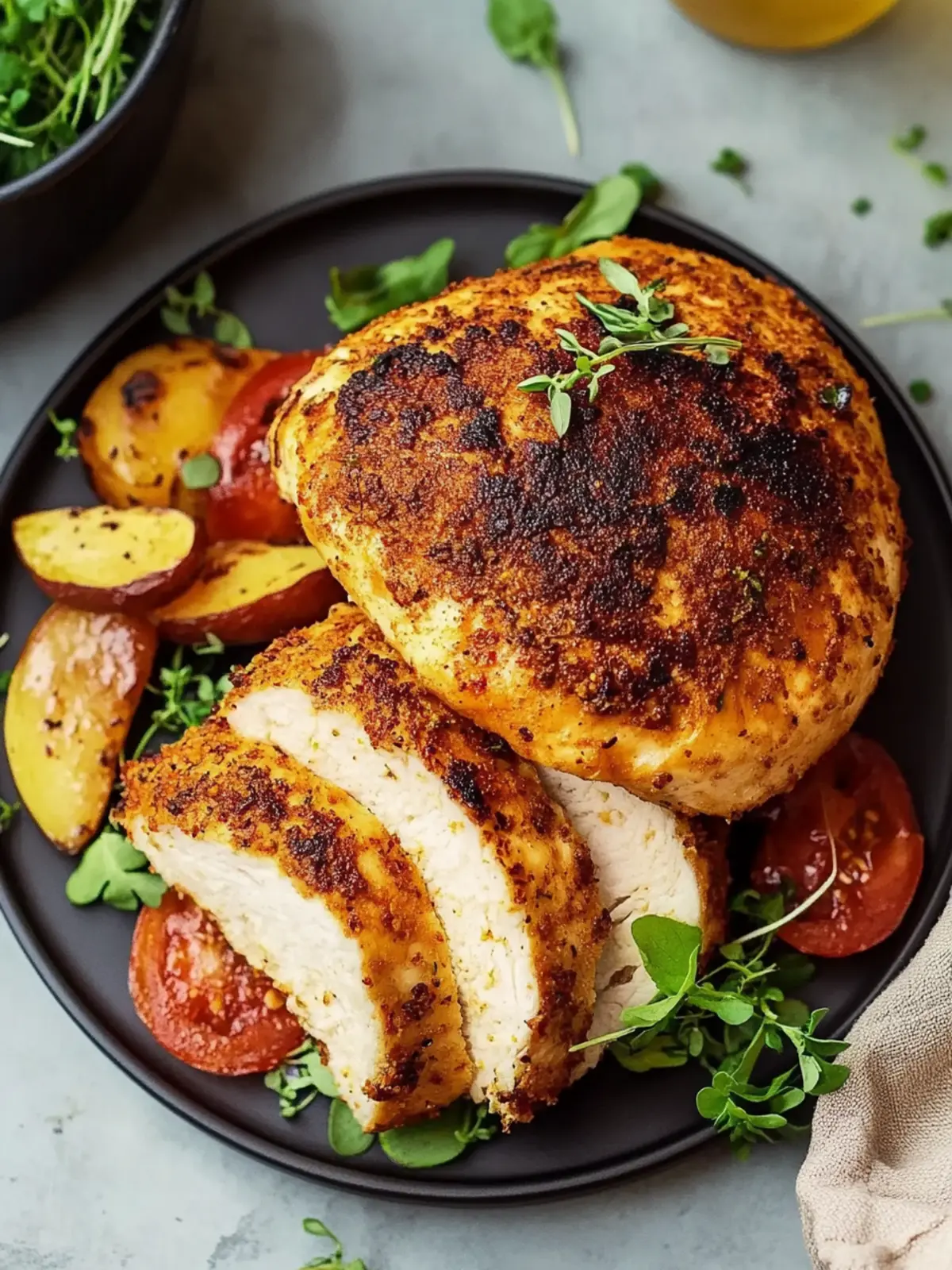 Saftige Hähnchenbrust im Airfryer – Schnell & Gesund Genießen 2 Saftige Hähnchenbrust im Airfryer