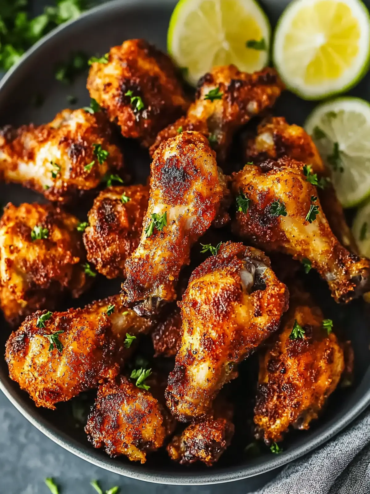 Hähnchenschenkel aus dem Airfryer: Super knusprig in 30 Minuten 2 Hähnchenschenkel aus dem Airfryer