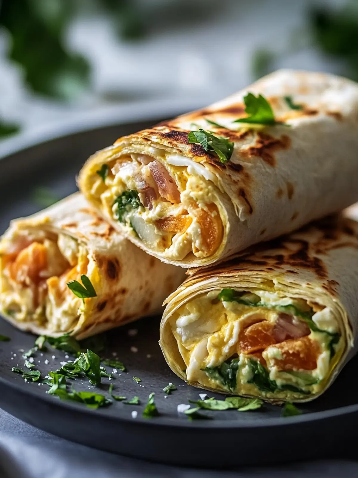 Einfache Käsige Hähnchen Wraps