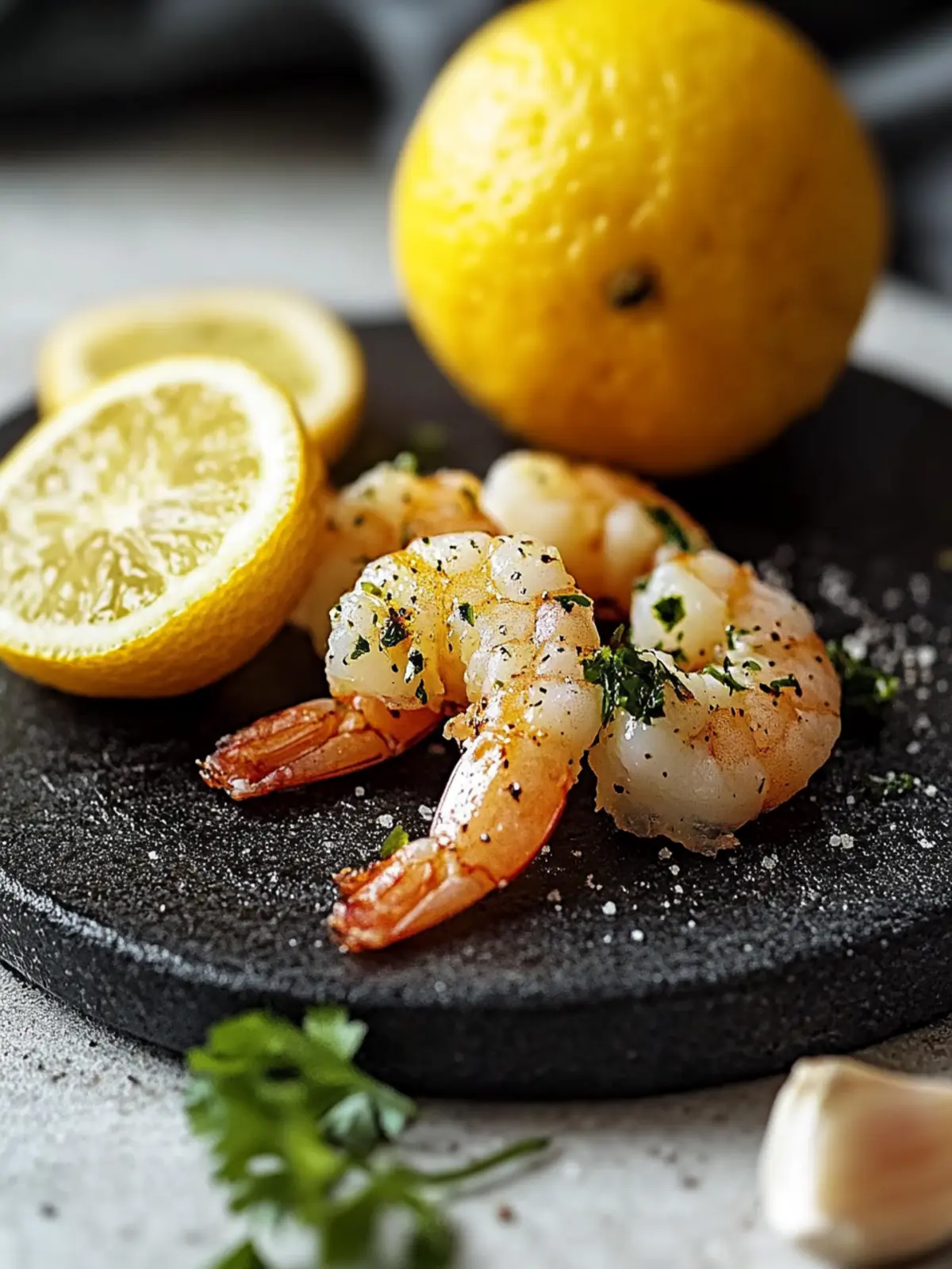 Säuerliche Zitrone Knoblauch Gegrillte Garnelen in 30 Minuten 4 Säuerliche Zitrone Knoblauch Gegrillte Garnelen