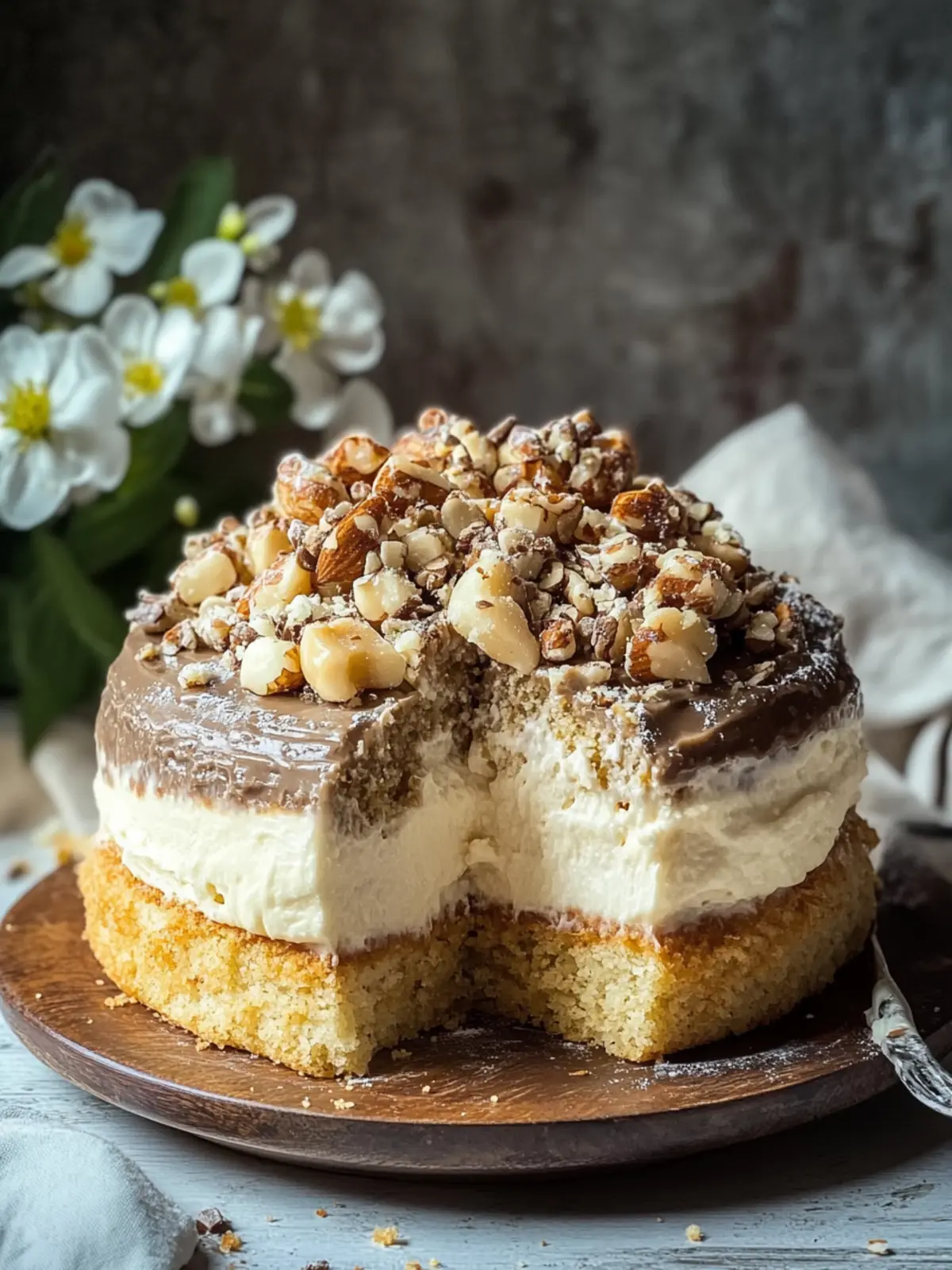 Nusskuchen mit Nougatcreme: Dein neuer Lieblingskuchen 5 Nusskuchen mit Nougatcreme