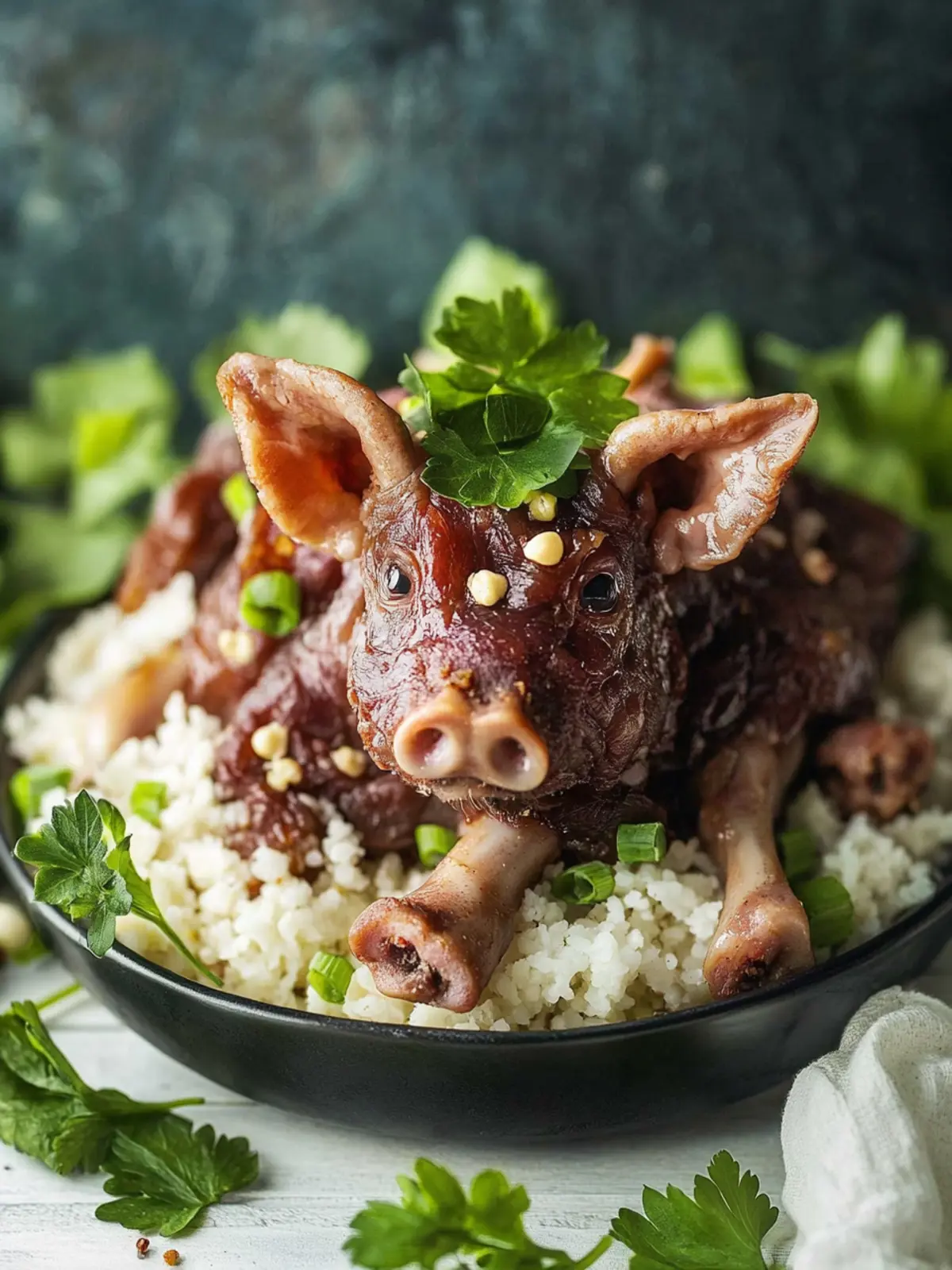 Schnelles Mongolisches Schweinefleisch mit süßer Sojasauce 2 Schweinefleisch