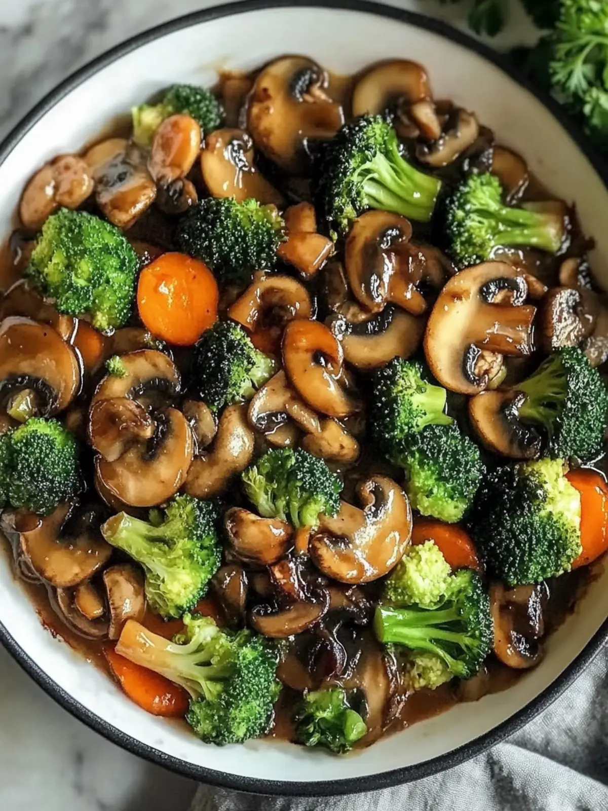 Pfanne mit Champignons, Brokkoli und Karotten genießen: Schnell & Gesund 2 Pfanne mit Champignons, Brokkoli und Karotten genießen