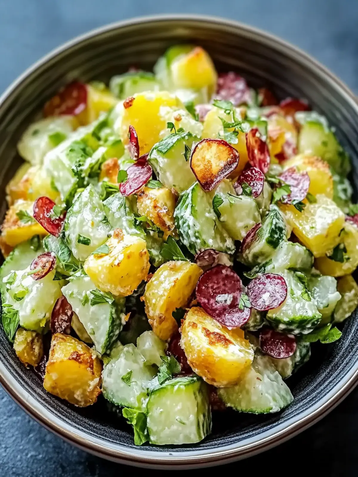 Knuspriger Kartoffelsalat – Der perfekte Sommergenuss 3 Knuspriger Kartoffelsalat