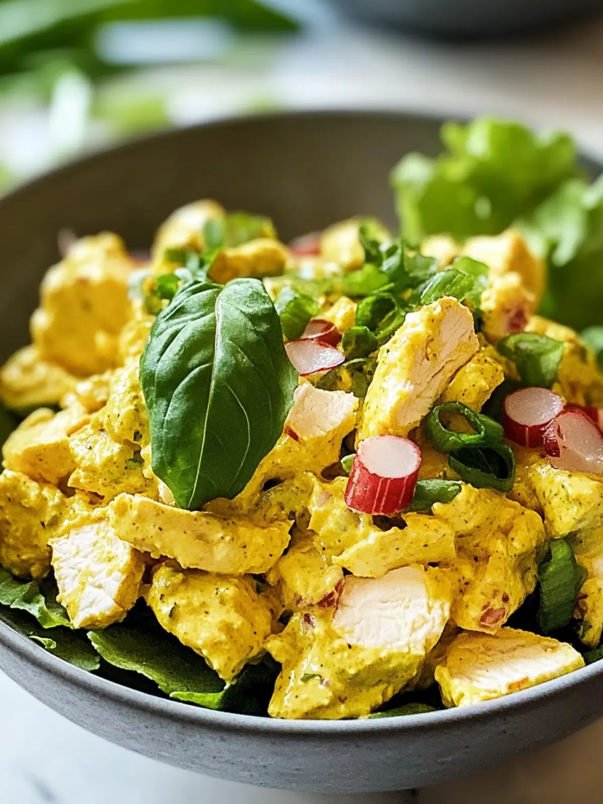 Curry-Hühnchen-Salat: Schnelles, gesundes Genuss-Rezept 3 Curry-Hühnchen-Salat