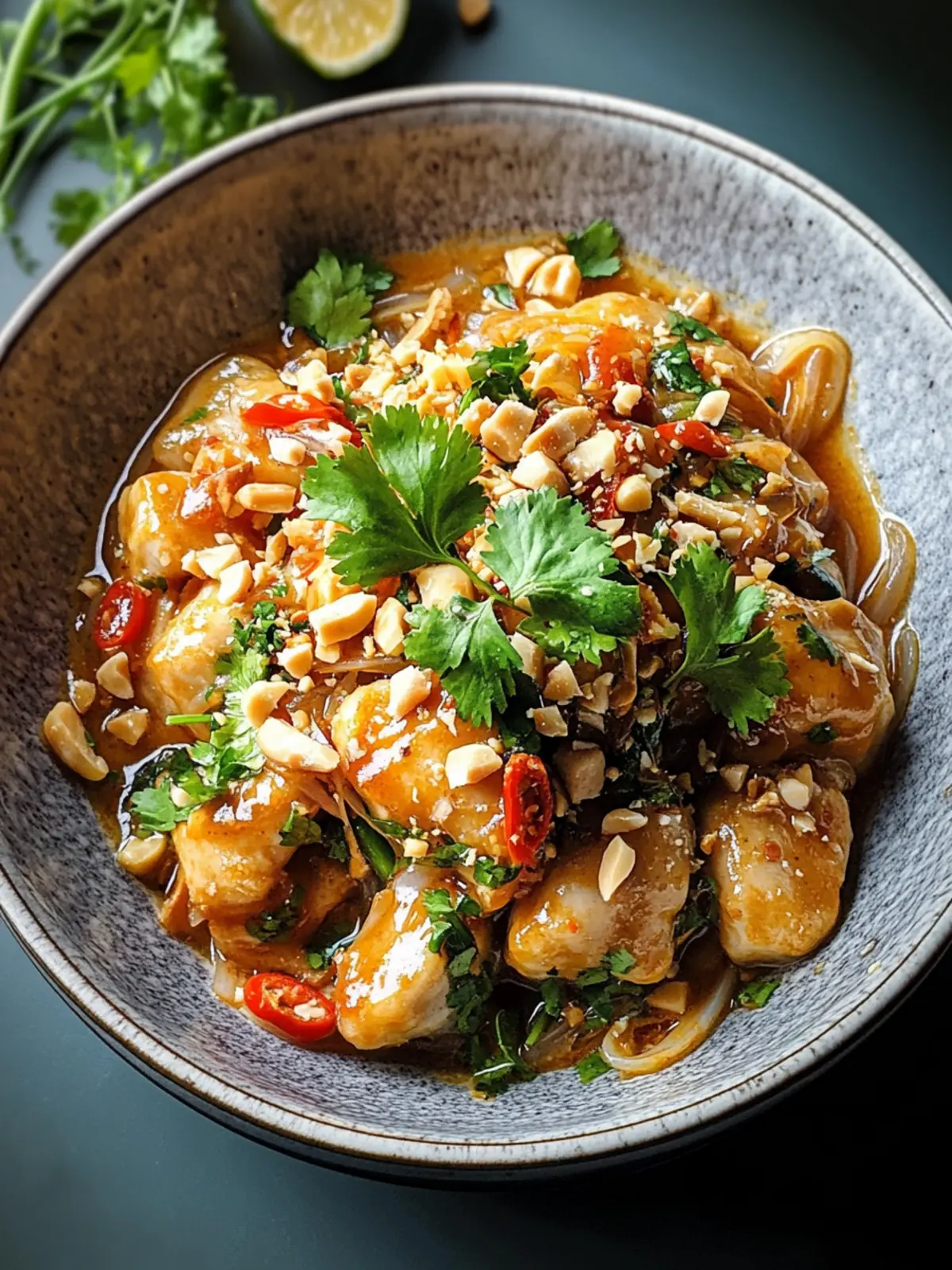 Thailändisches Erdnuss-Hühnchen: Schnelles Rezept für Genuss 3 Thailändisches Erdnuss-Hühnchen