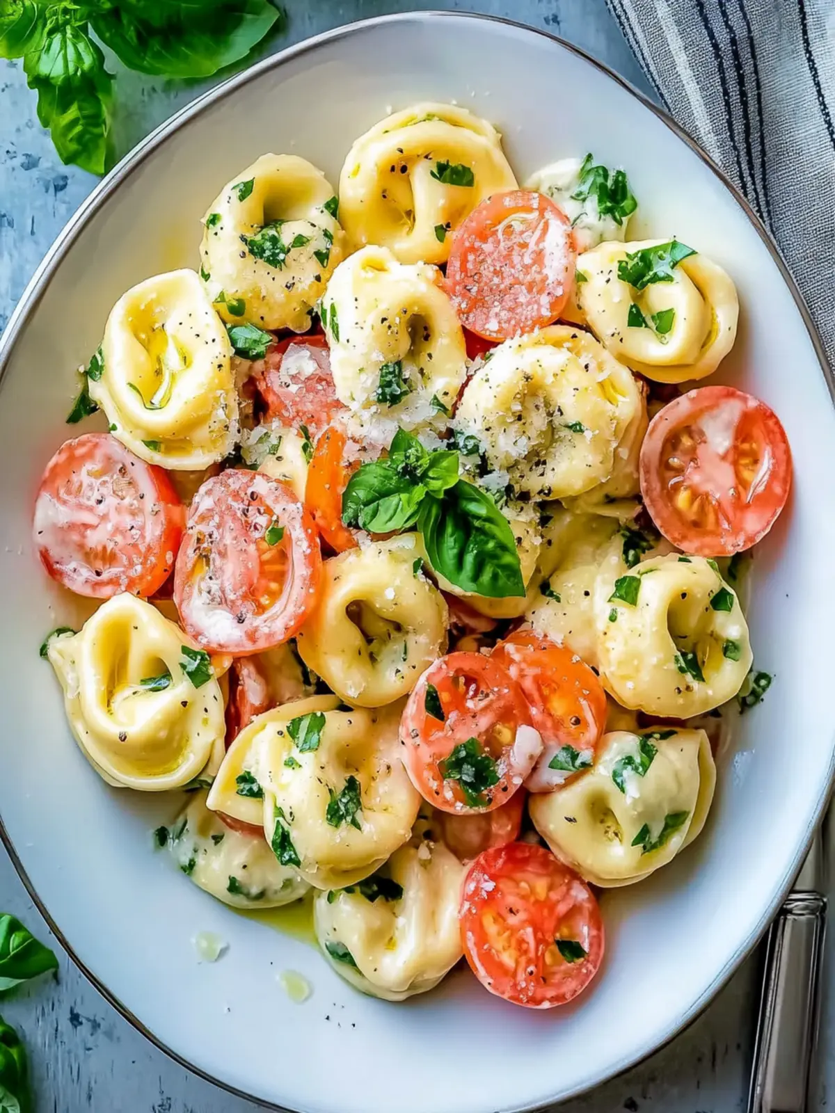 Helle und cremige Tortellini-Pasta-Salat-Rezept für den Sommer 3 Helle und cremige Tortellini-Pasta-Salat-Rezept