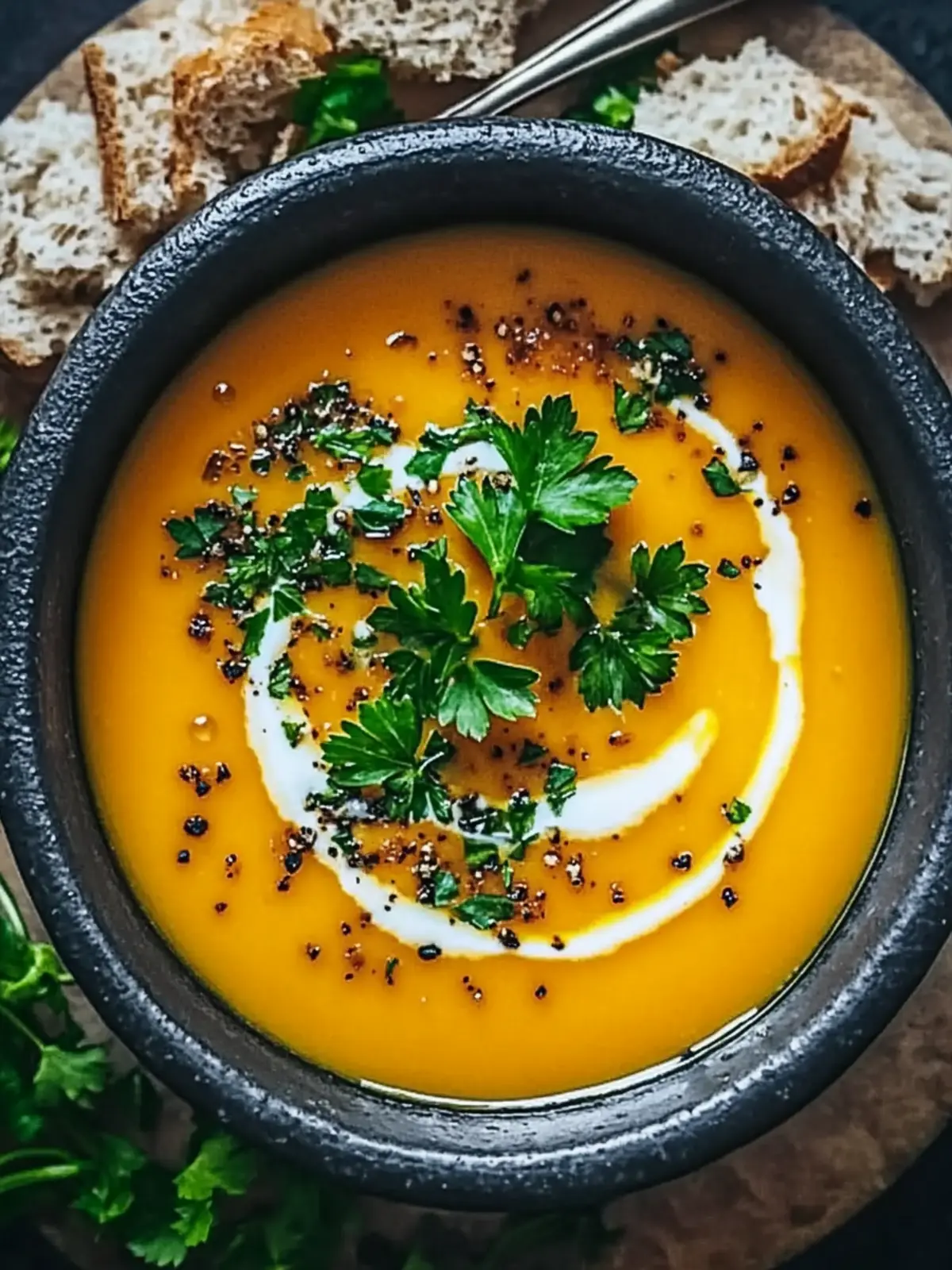 Cremige Kürbissuppe mit Kokosmilch für gemütliche Abende 5 Kürbissuppe