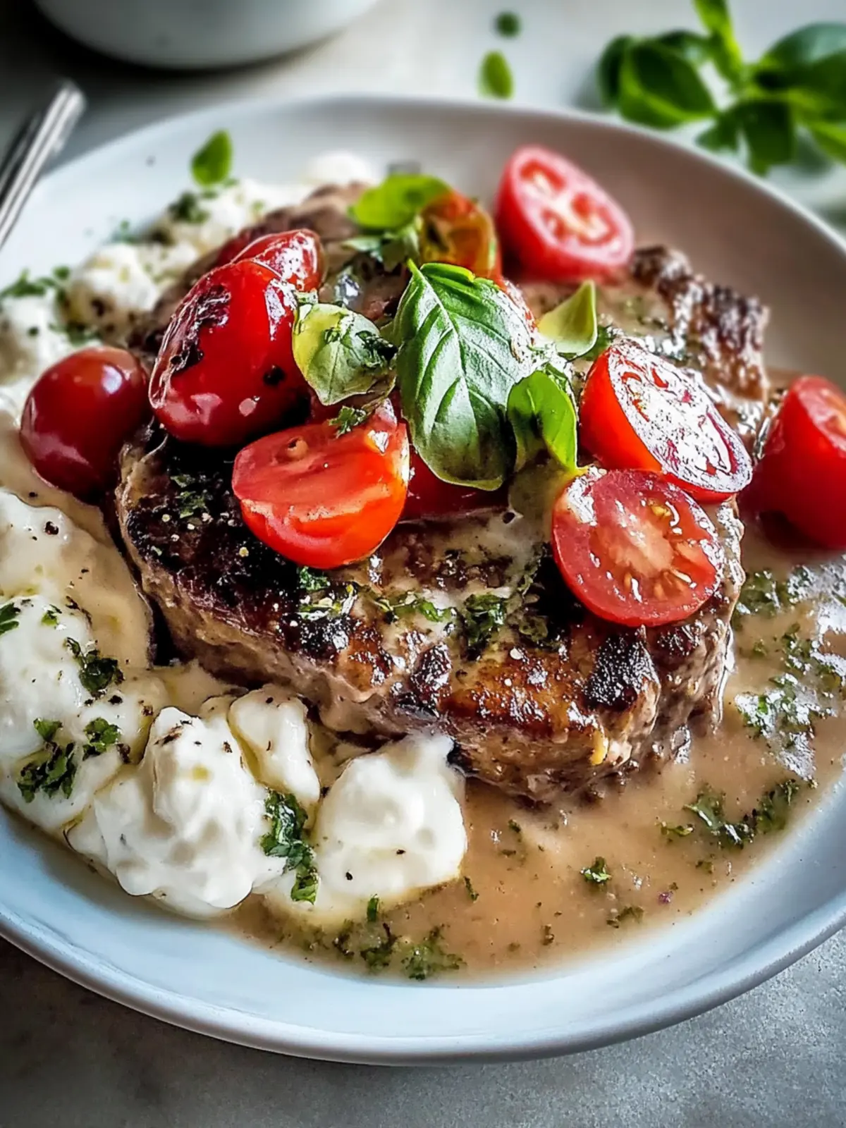 Fleischlaib mit Champignonsoße für gemütliche Familienabende 4 Fleischlaib mit Champignonsoße