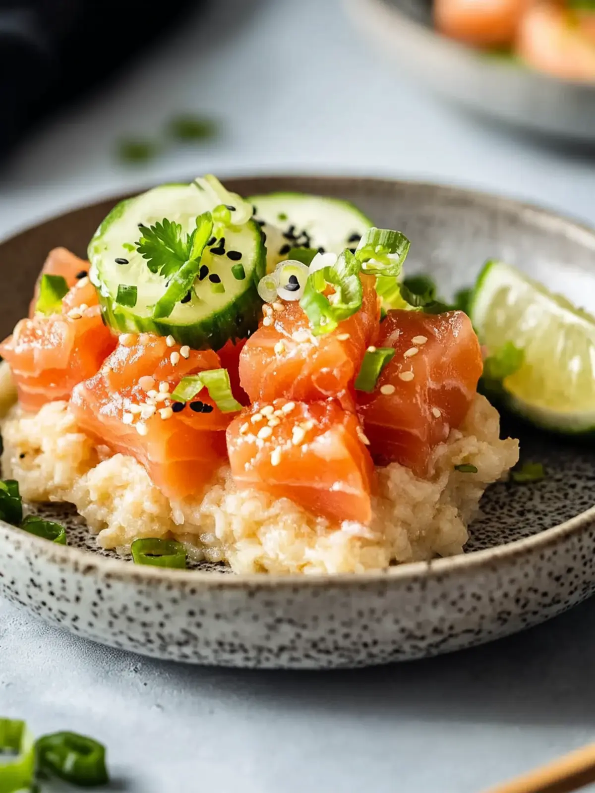 Würziger Thunfisch knuspriger Reis (Nobu Nachahmung)