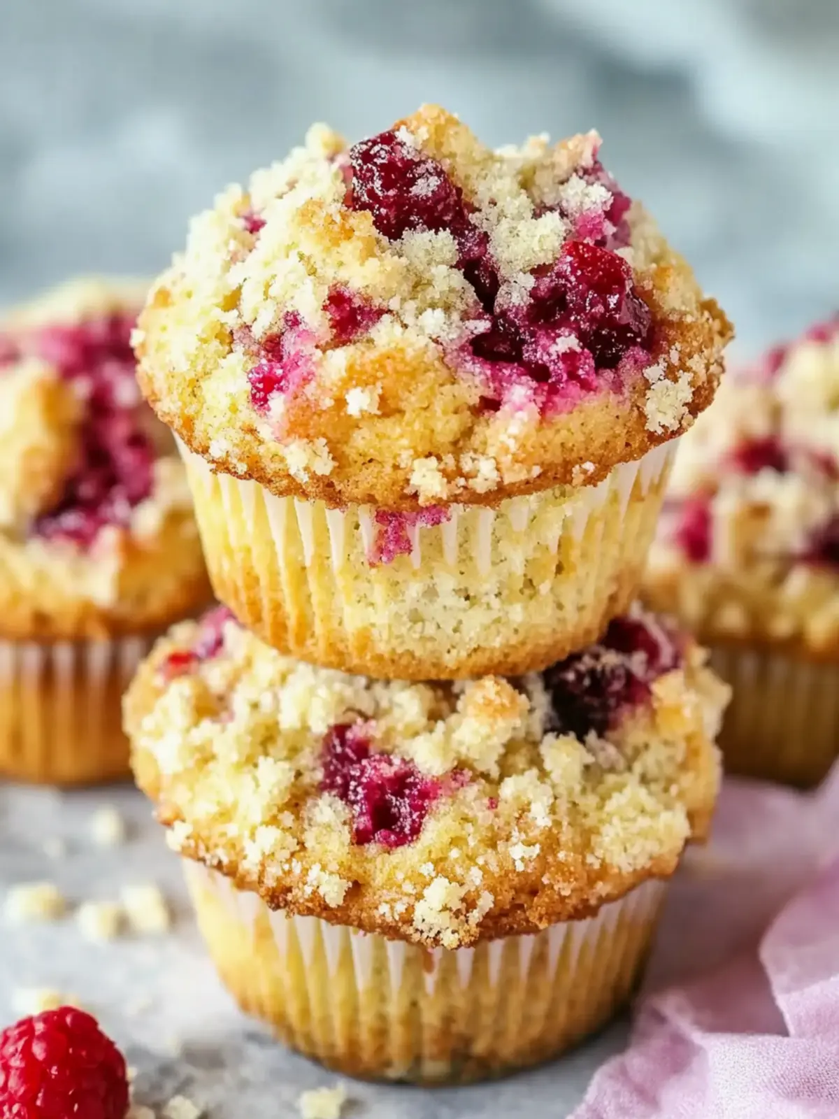 Himbeer-Streusel-Muffins – Dein perfekter Frühstücksgenuss 2 Himbeer-Streusel-Muffins