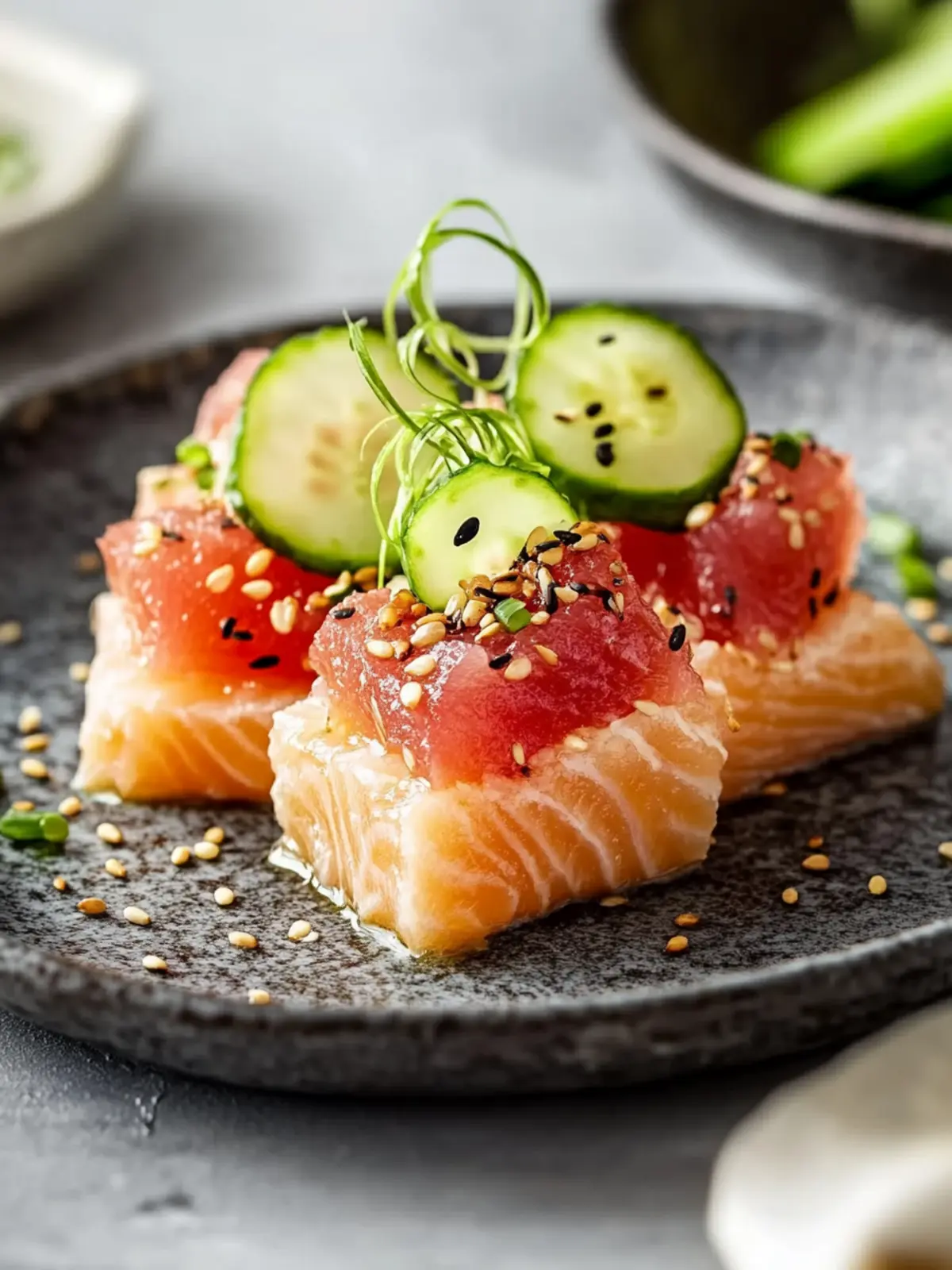 Würziger Thunfisch knuspriger Reis (Nobu Nachahmung) selbstgemacht 2 Würziger Thunfisch knuspriger Reis (Nobu Nachahmung)