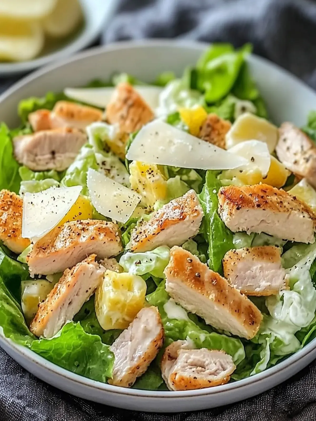 Low-Carb-Hähnchen-Caesar-Salat für ein gesundes Genuss-Erlebnis 4 Low-Carb-Hähnchen-Caesar-Salat