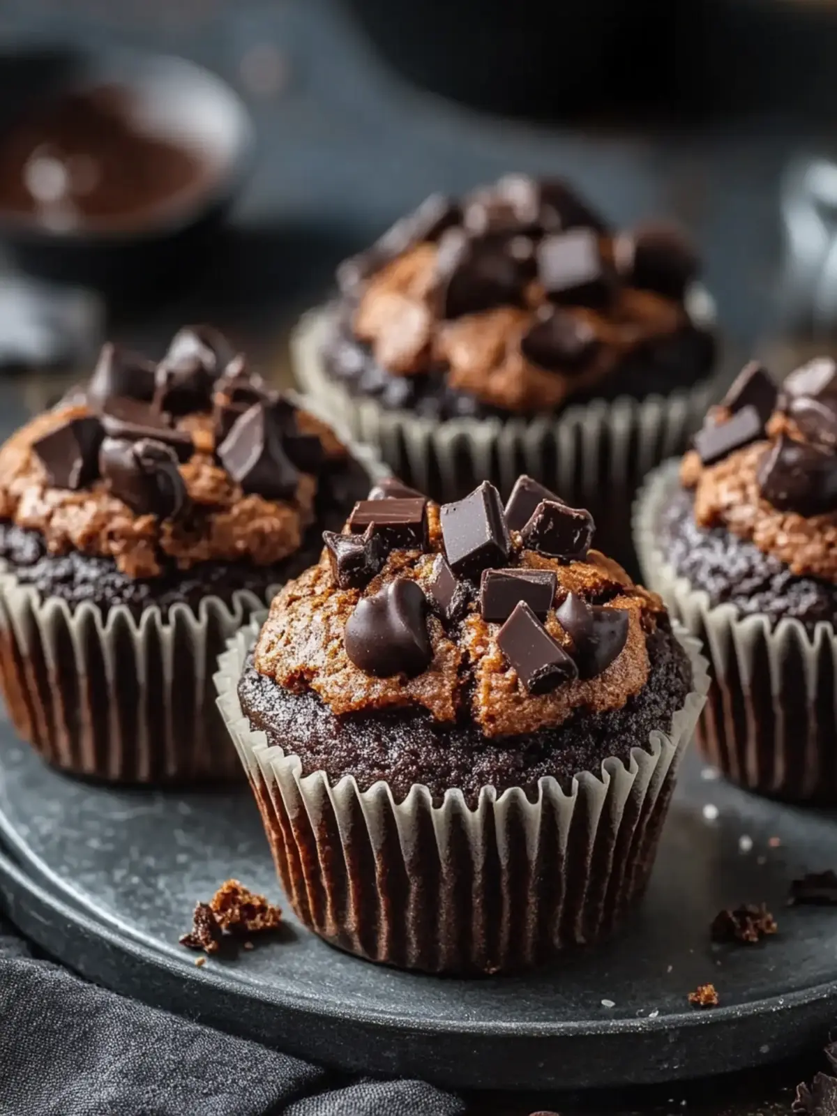 Schokoladige Kürbis-Muffins: Herbstgenuss für jede Diät 2 Schokoladige Kürbis-Muffins