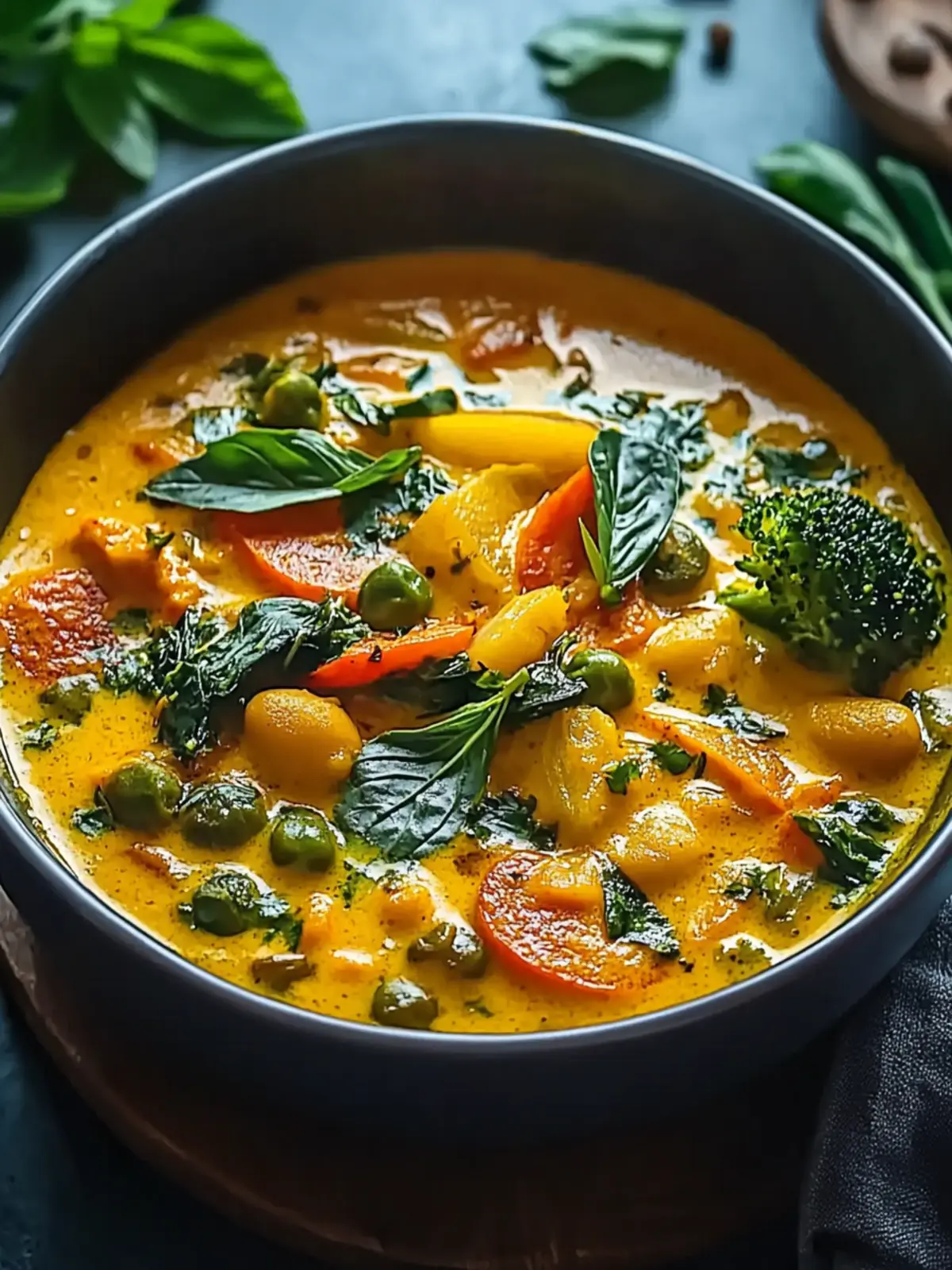 Würziges Gemüse-Curry mit Kokosmilch für Genuss im Handumdrehen 3 Gemüse-Curry mit Kokosmilch