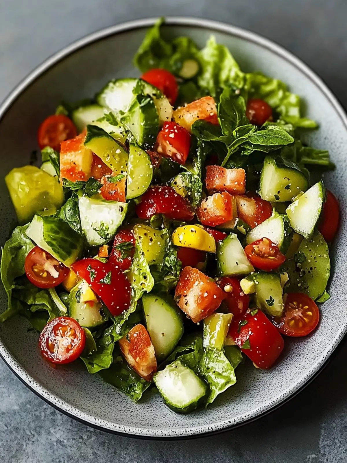 Gemischter Salat einfach: Frisch, gesund und schnell zubereitet 3 Gemischter Salat einfach