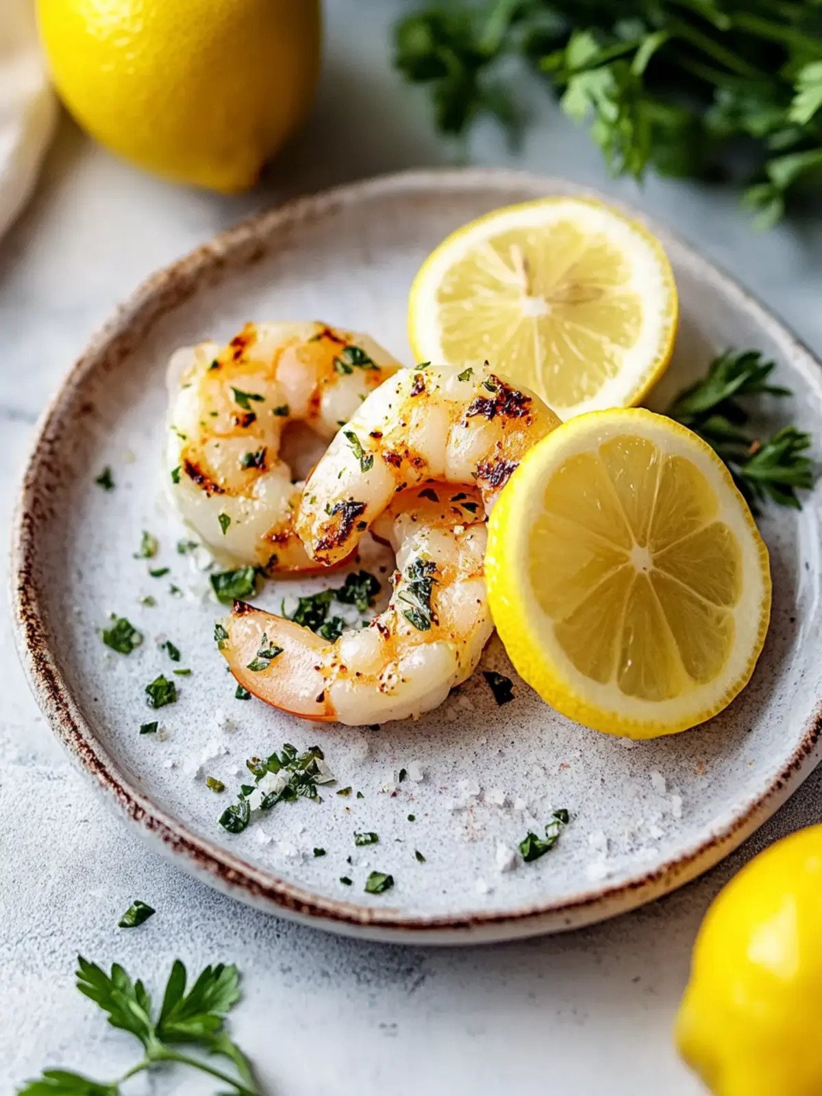 Säuerliche Zitrone Knoblauch Gegrillte Garnelen in 30 Minuten 5 Säuerliche Zitrone Knoblauch Gegrillte Garnelen