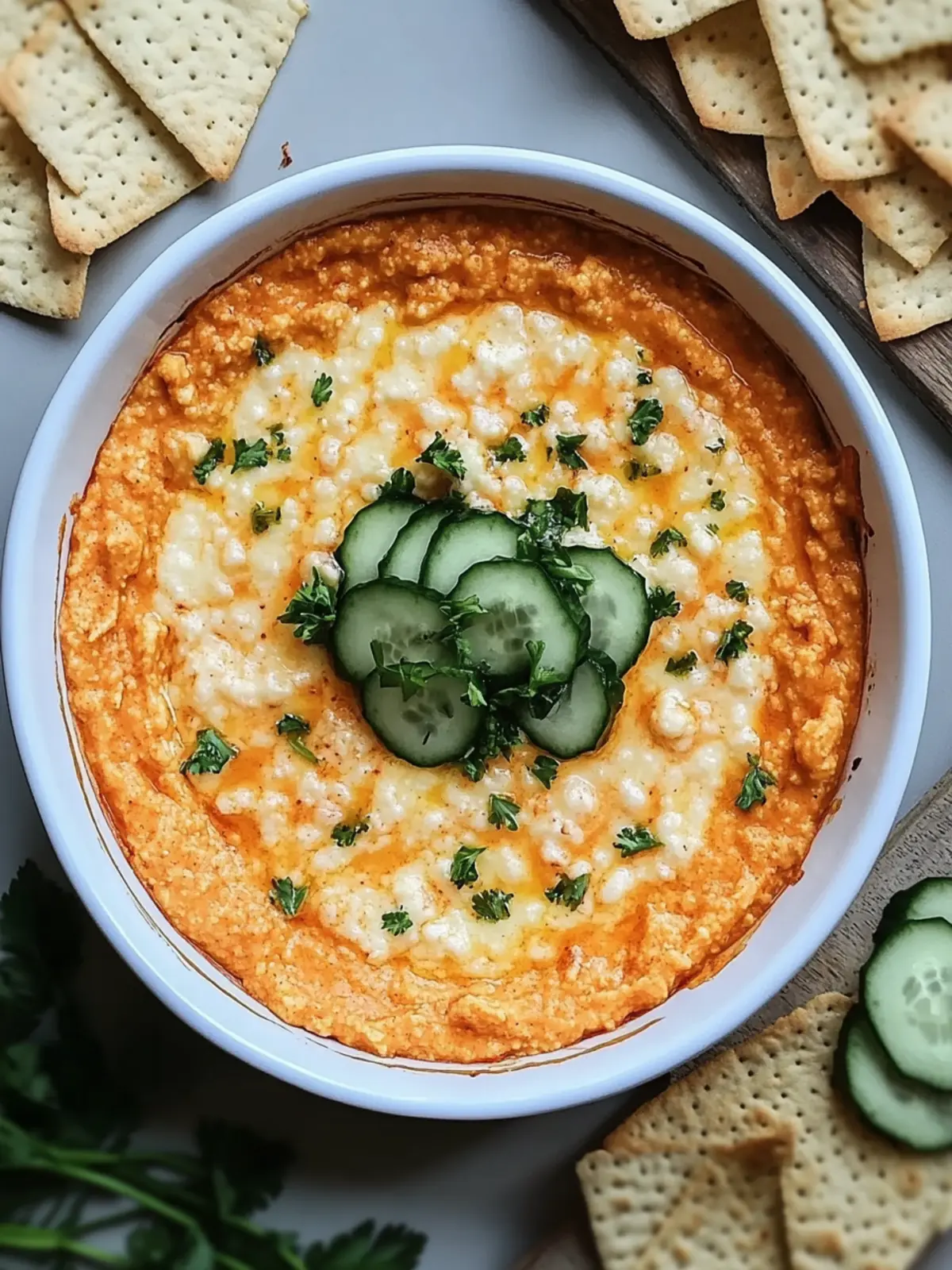 Vegetarischer Buffalo Dip für echte Genussmomente zum Teilen 2 Vegetarischer Buffalo Dip für echte Genussmomente