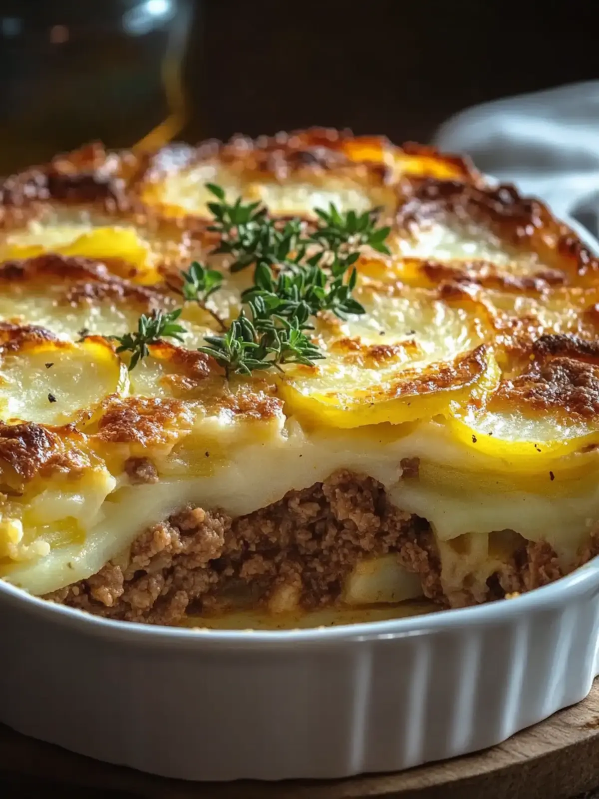 Herzhafter Kartoffel-Hackfleisch-Auflauf für die ganze Familie 3 Kartoffel-Hackfleisch-Auflauf