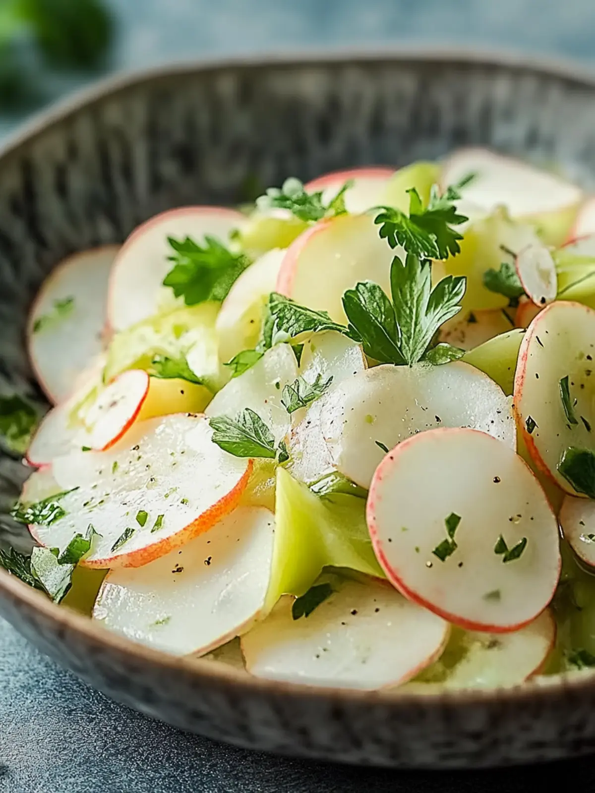 Rohkostsalat mit Kohlrabi: Knackig frisch und gesund genießen 4 Rohkostsalat mit Kohlrabi