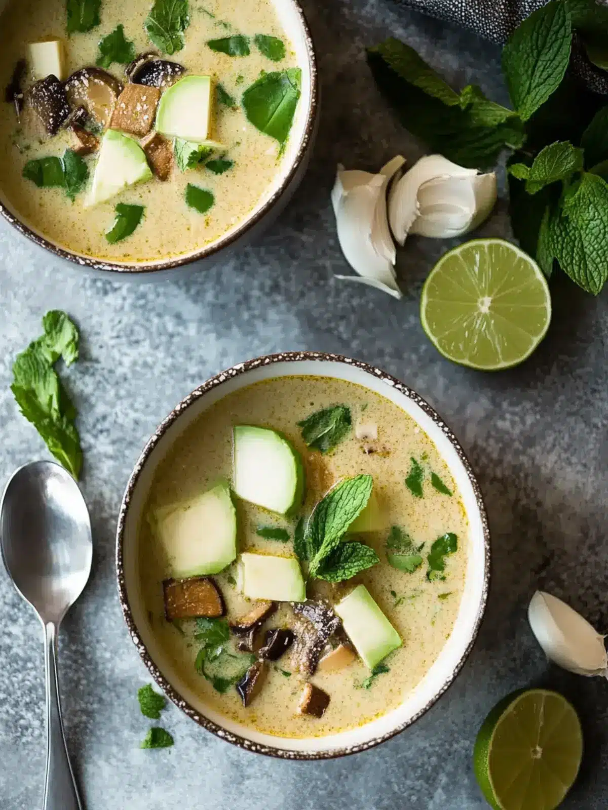 Cremige Kokosnuss Suppe: Vegane Wärme für kalte Tage 5 Kokosnuss Suppe