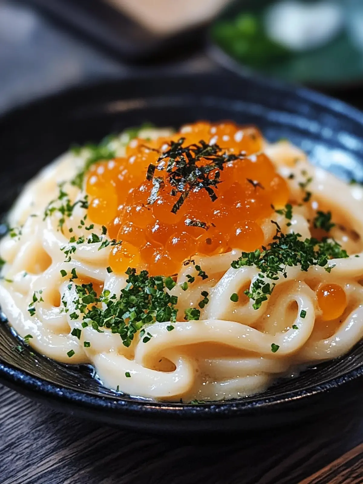 Cremige Masago Udon: Schneller Genuss für jeden Abend 4 Cremige Masago Udon