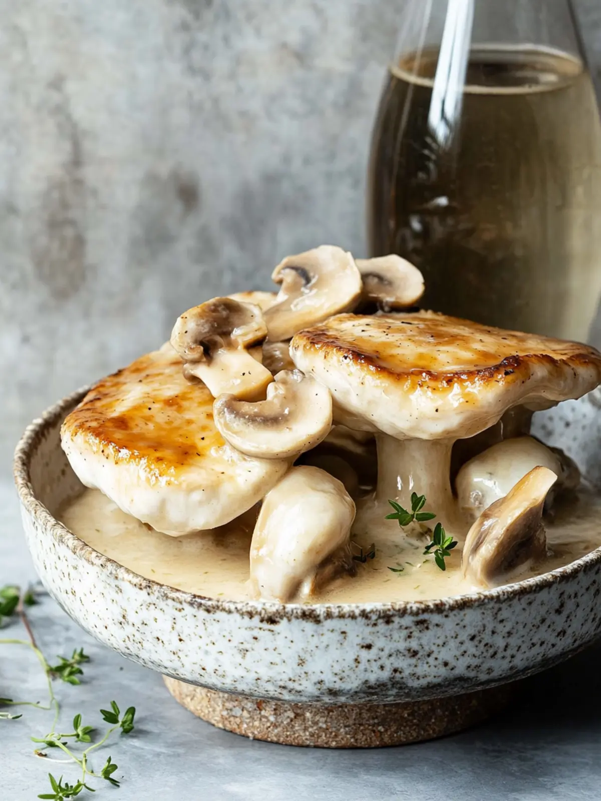 Cremige Pilz-Hähnchen: Schnelles Comfort Food für jeden Tag 4 Cremige Pilz-Hähnchen