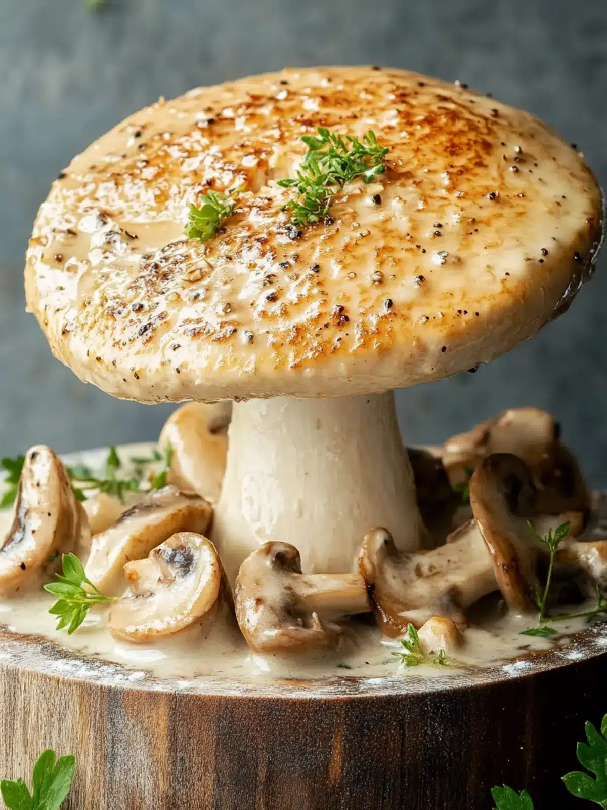 Cremige Pilz-Hähnchen: Schnelles Comfort Food für jeden Tag 2 Cremige Pilz-Hähnchen