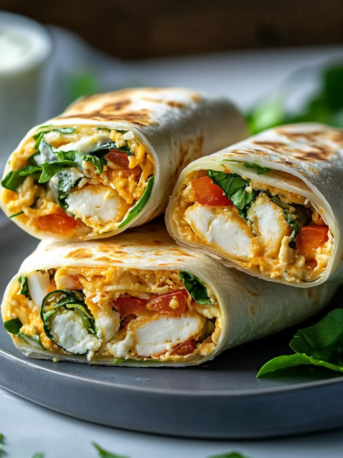 Einfache Käsige Hähnchen Wraps für die ganze Familie 2 Einfache Käsige Hähnchen Wraps